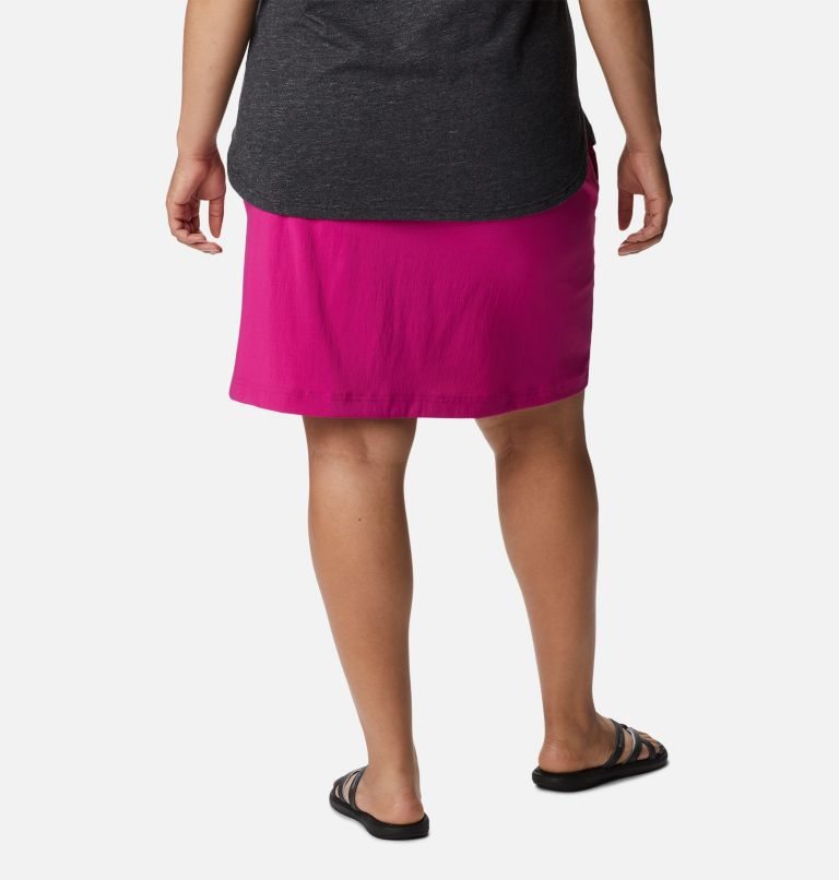 Women's Columbia On The Go Skorts Fuchsia | Plus Size CA-B305A